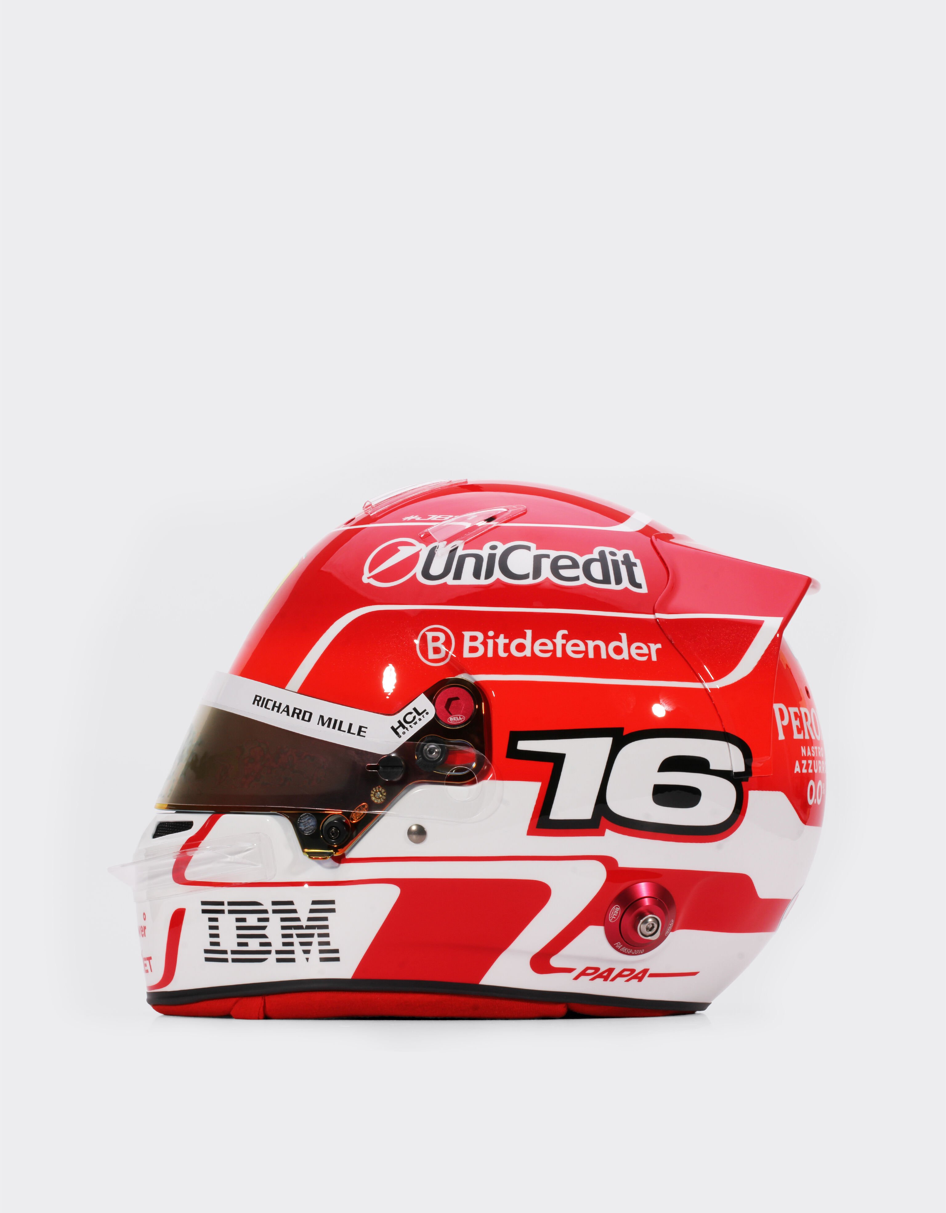 Ferrari 1:1比例2025 Charles Leclerc头盔 多色 LA079f