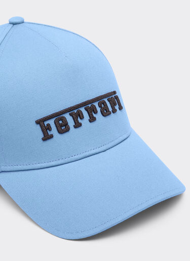 Ferrari 法拉利徽标刺绣棒球帽 Oxford Blue 22825f