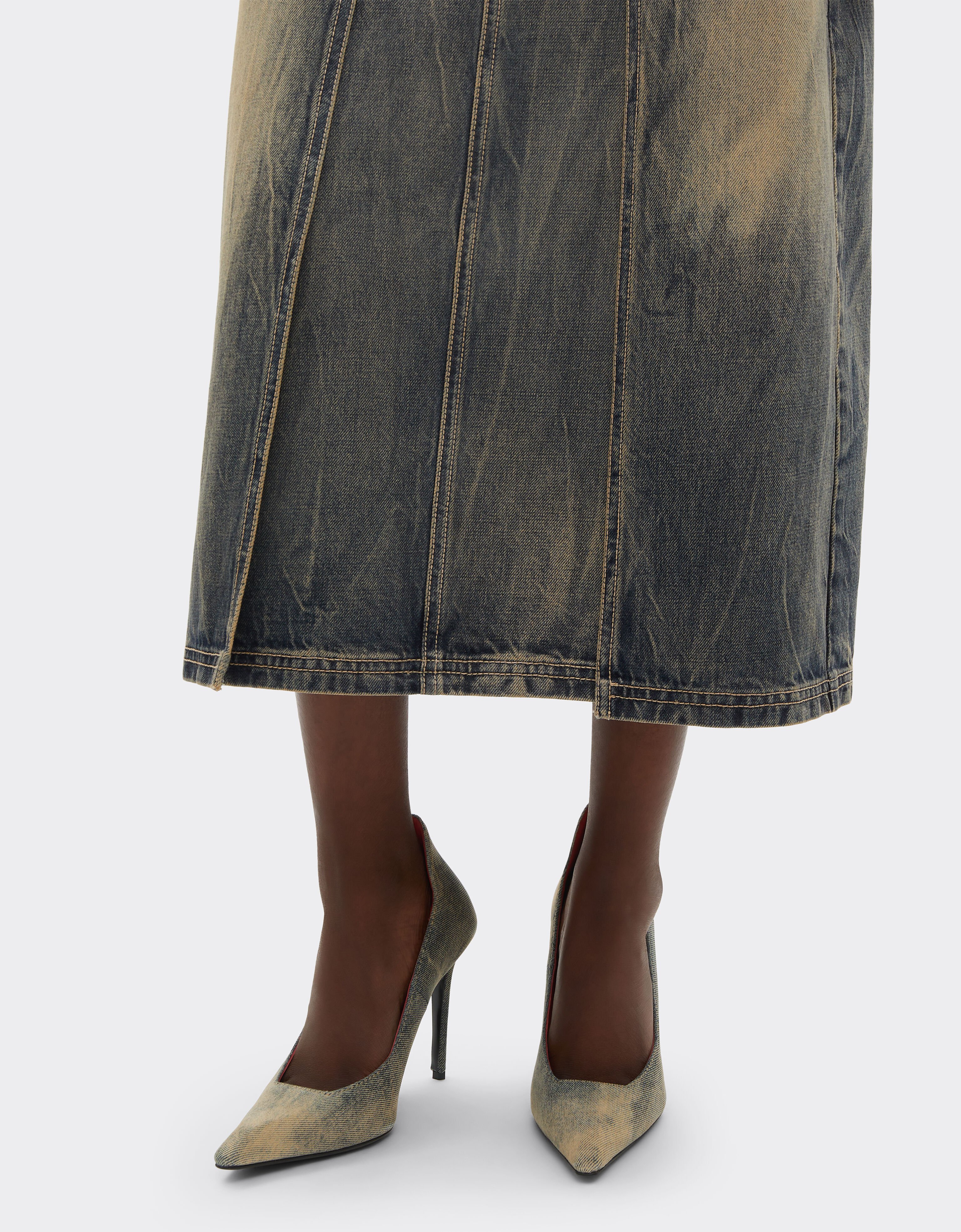 Ferrari 石洗牛仔布乐福鞋 Blu Denim 51306f