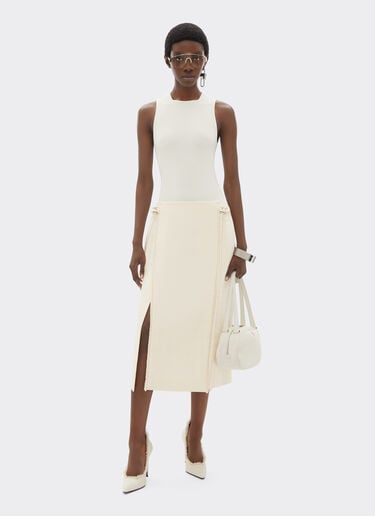 Ferrari 马菲莱棉质半身裙 Avorio 51433f