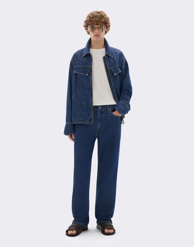 Ferrari Alcantara® 细节五口袋牛仔裤 Blu Denim CDMTR0014DCO0014f