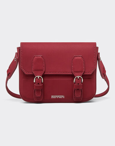 Ferrari Mini nubuck messenger bag Maison Red 50240f