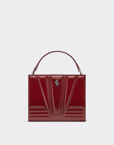 Ferrari Ferrari GT micro shiny leather tote bag Cherry 49123f