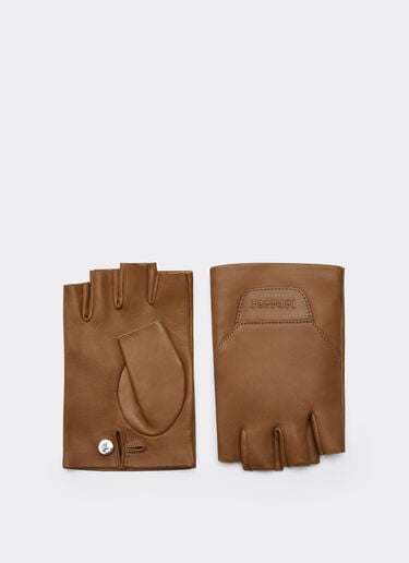 Ferrari 纳帕皮革无指手套 Jute 49850f