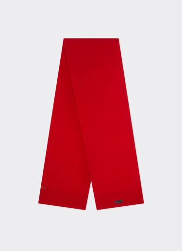 羊毛和羊绒围巾 Ferrari 羊毛和羊绒围巾 Rosso Dino 红色 21732f