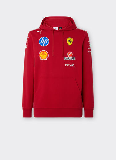 Puma for Scuderia Ferrari HP 2025 pilots hoodie Ferrari Puma for Scuderia Ferrari HP 2025 pilots hoodie 赛车红 LA01Wf