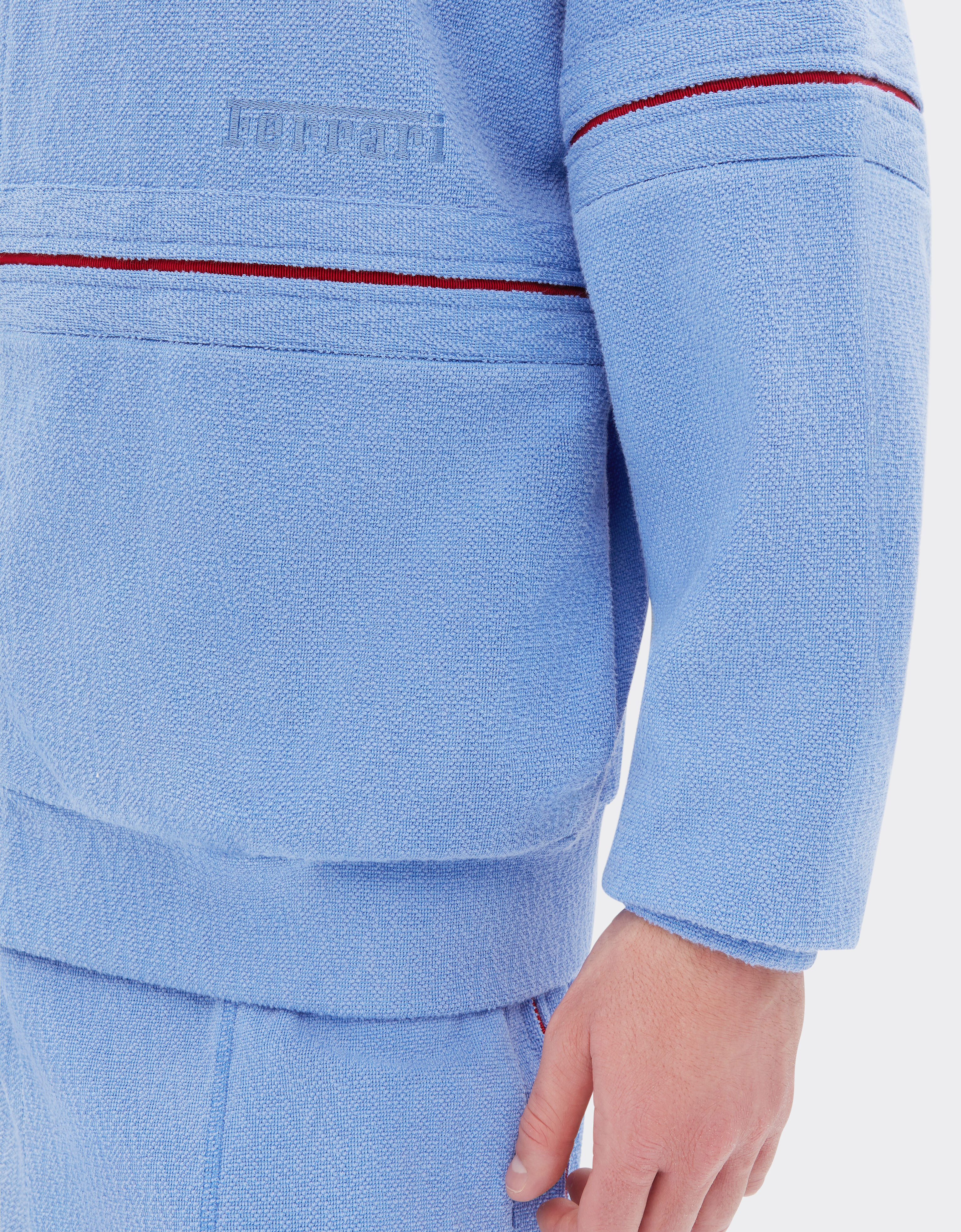 Ferrari 日本抓绒全拉链卫衣 Oxford Blue 51017f