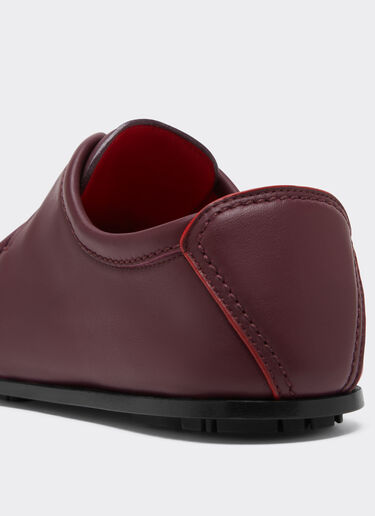 Ferrari Leather derby shoe Mahogany 49159f