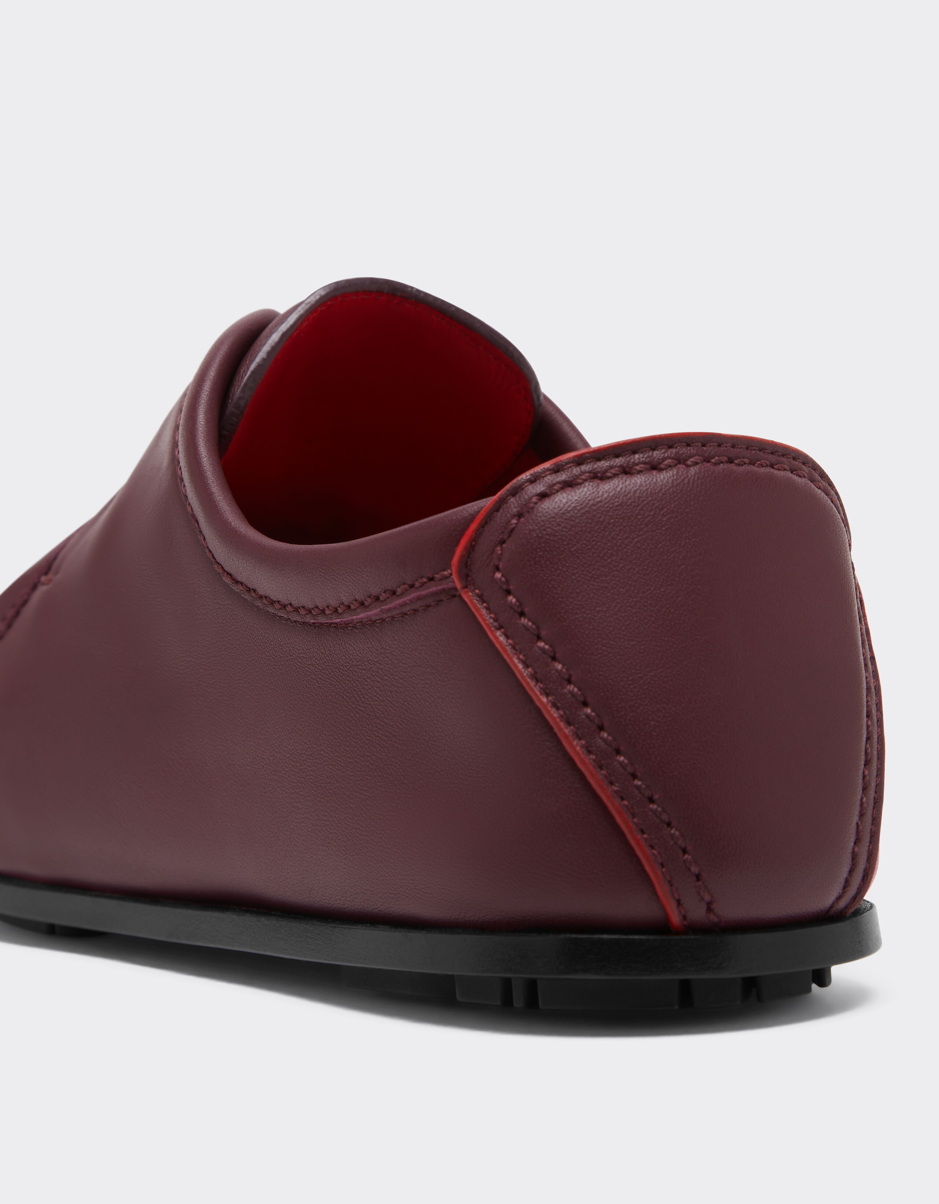 Ferrari Leather derby shoe Mahogany 49159f