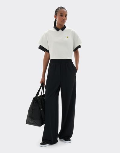  Technical piqué jogger pants Nero SKWTR0001KWO0003f