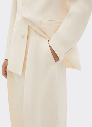 Ferrari 茧绸长裤 Avorio 50898f