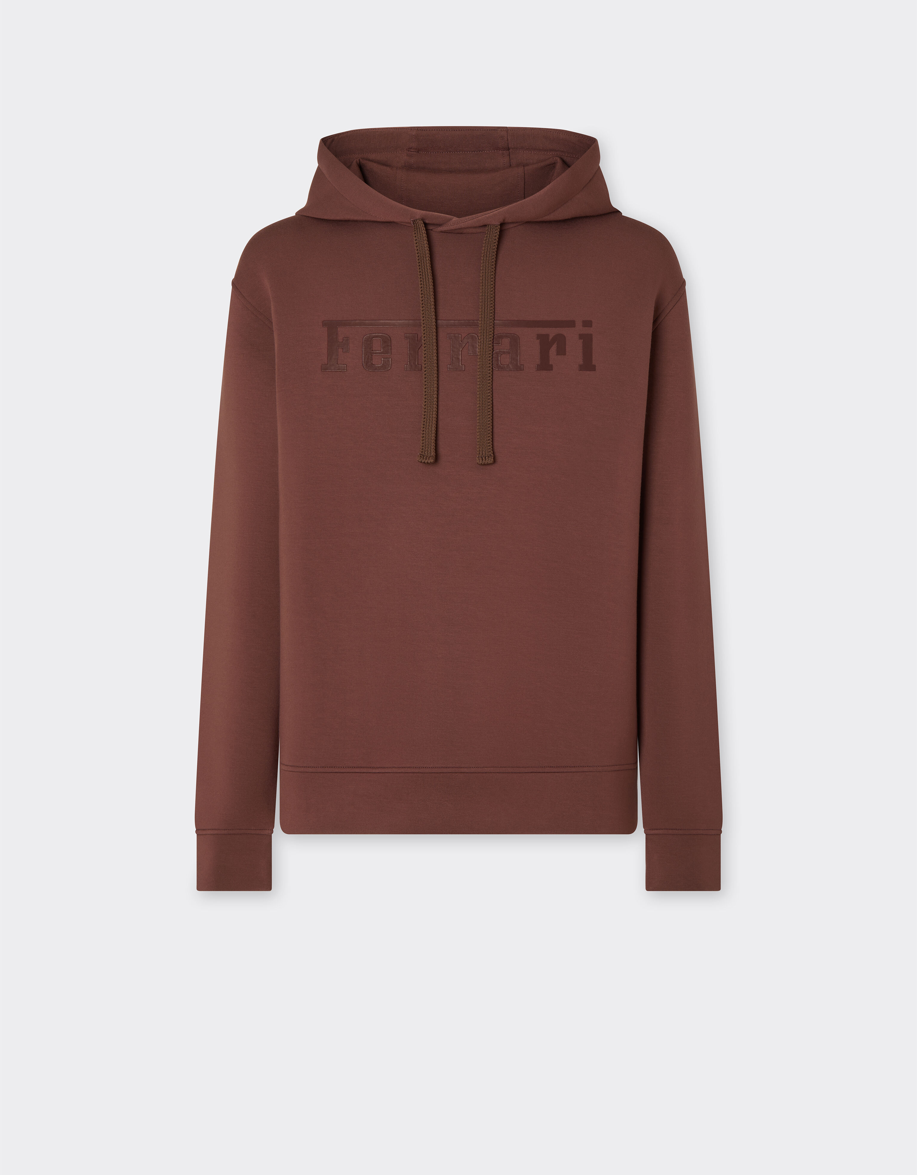 Ferrari Scuba 潜水面料连帽款卫衣 Espresso 49280f