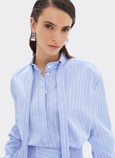 Ferrari 法拉利 Monogram 图案连衣裙 Oxford Blue 50348f