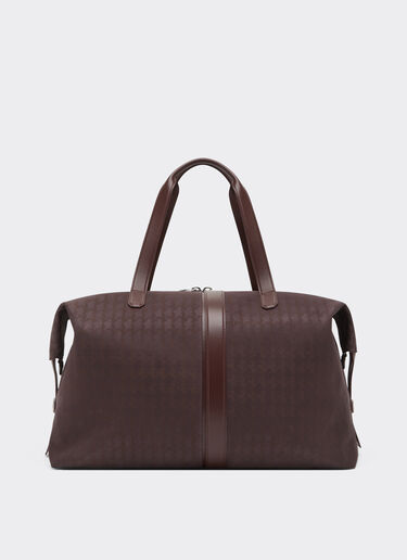 Q-Cycle® jacquard duffle bag with Cavallino pattern Ferrari Q-Cycle® jacquard duffle bag with Cavallino pattern Mahogany 49135f