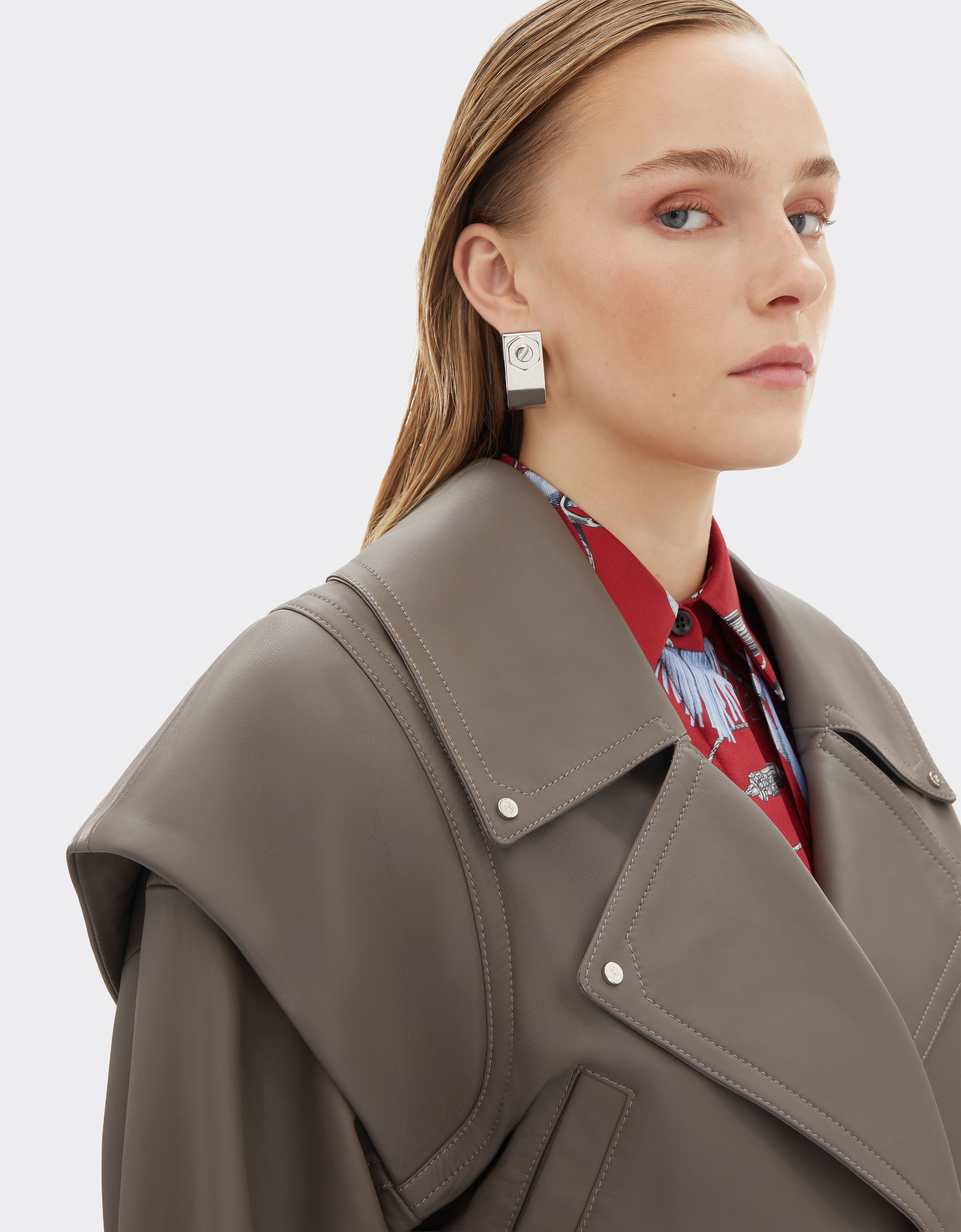 Ferrari 涂层纳帕皮革外套 Clay 50077f