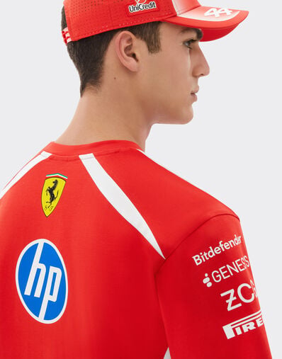 Ferrari Hamilton Replica Drivers Authentic 2026 Puma for Scuderia Ferrari HP T-shirt Red LA0H2f