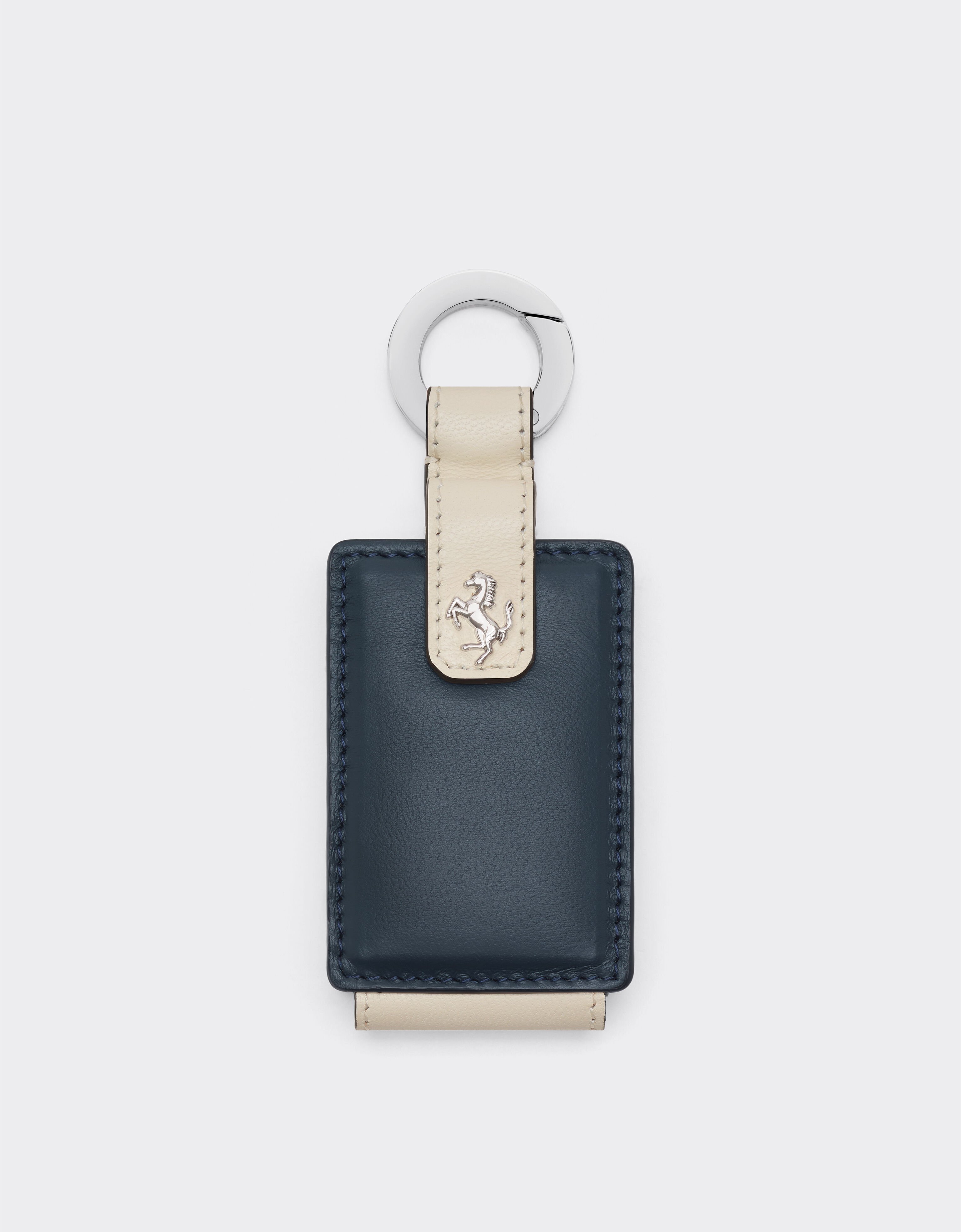 Leather keyring for Amuleto key Ferrari Leather keyring for Amuleto key Ultramarine 50409f