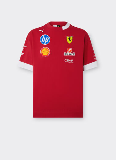 Ferrari Puma 与 Scuderia Ferrari HP 合作款2025车手 T 恤 赛车红 LA01Rf