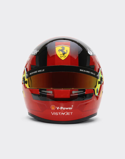 Ferrari 2024 Carlos Sainz helmet in 1:1 scale 红色 F1342f