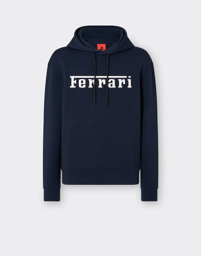 Ferrari Scuba sweatshirt with Ferrari logo Navy 21996f