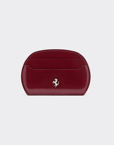 Ferrari Ferrari Dino glossy leather card holder Cherry 49216f
