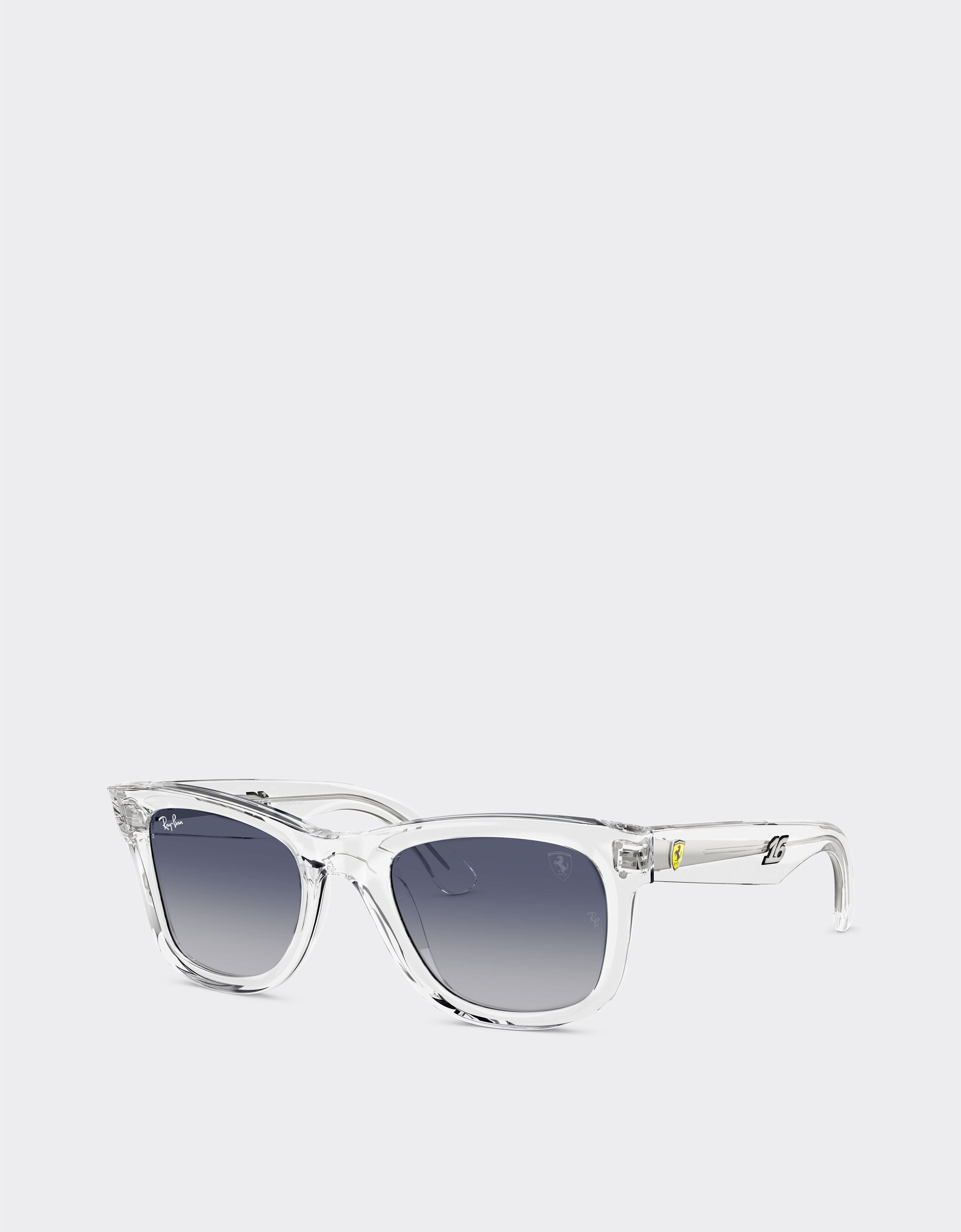 Ferrari Ray-Ban for Scuderia Ferrari Leclerc Special Edition Transparent LA0JDf