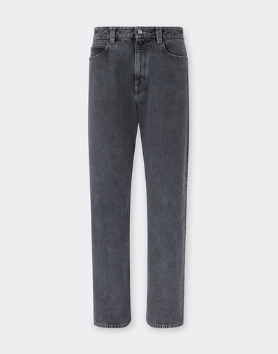 Ferrari Five-pocket pants in marbled denim Granite Gray 50875f