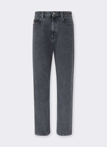 Ferrari Five-pocket pants in marbled denim Granite Gray 50875f
