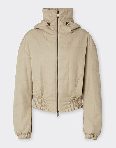 Ferrari Q-Cycle® Cotton Twill Bomber Jacket Chalk 22613f