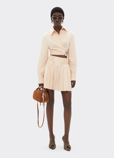 法拉利 Monogram 图案棉质衬衫 Ferrari 法拉利 Monogram 图案棉质衬衫 Powder Pink 50076f