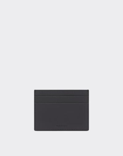 Ferrari Second Life Leather Card Holder Black 21435f