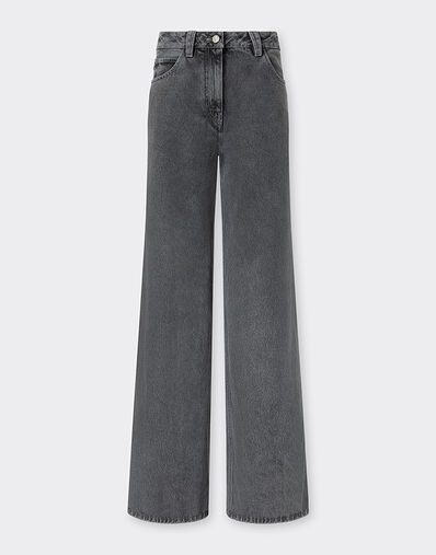 Ferrari Dark marbled denim trousers Granite Gray 49946f