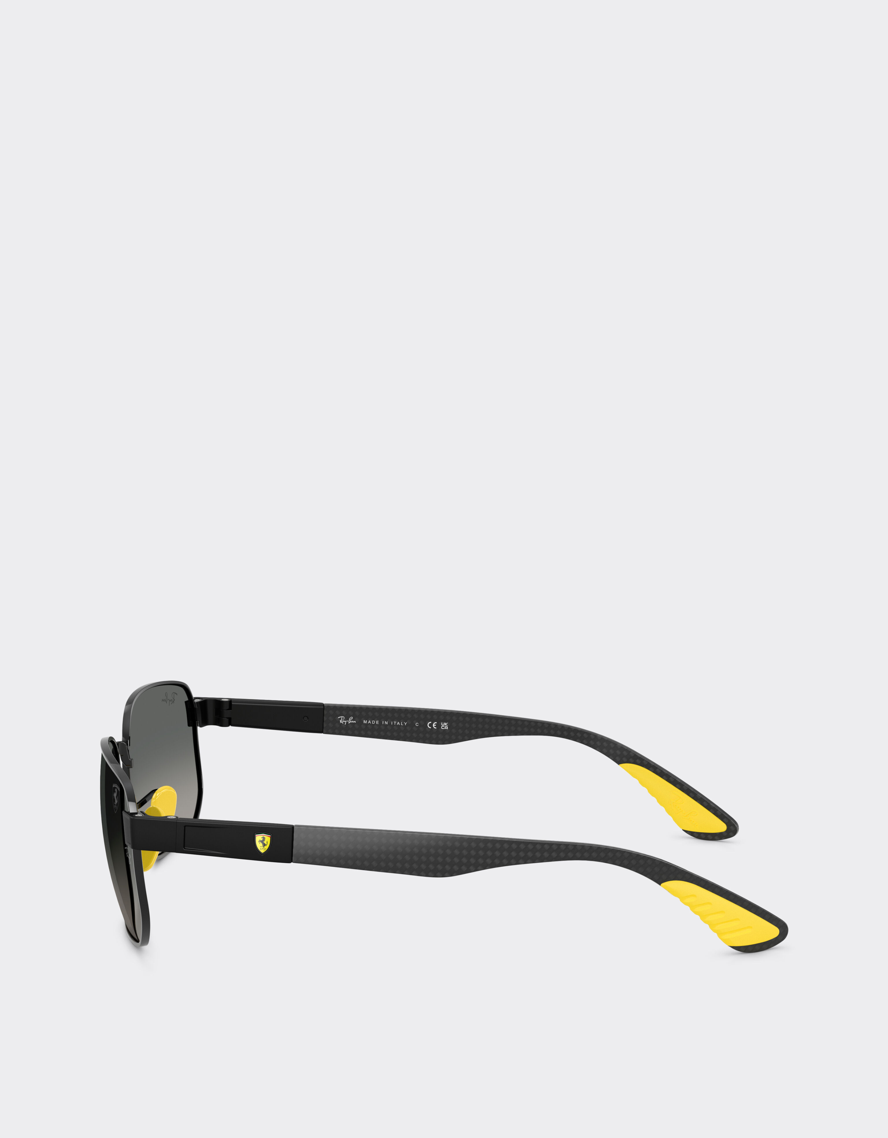 Ferrari Ray-Ban for Scuderia Ferrari RB8329M in black metal with gradient grey lenses Nero LA0JVf