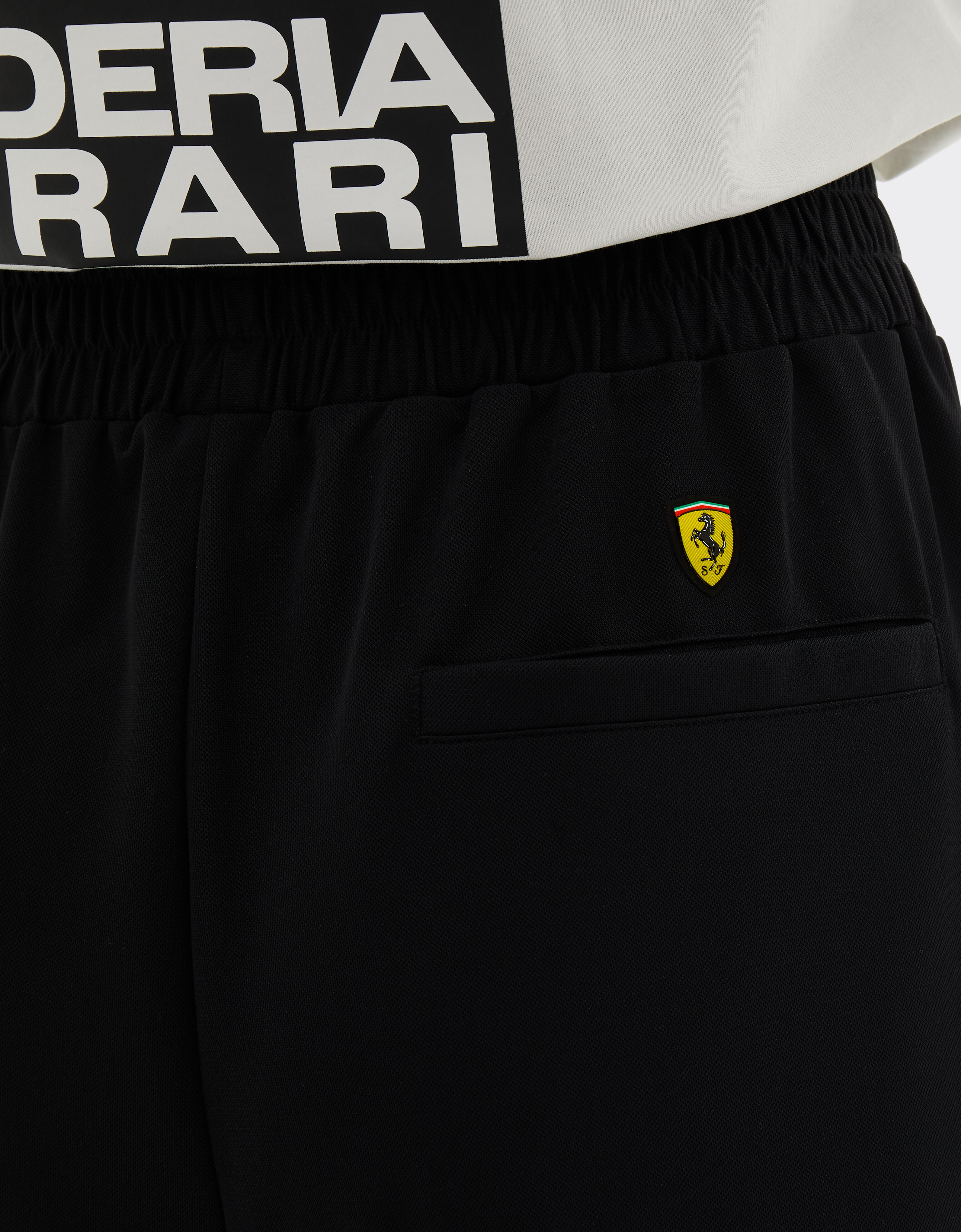  Technical piqué jogger pants Nero SJWSK0003JCO0023f