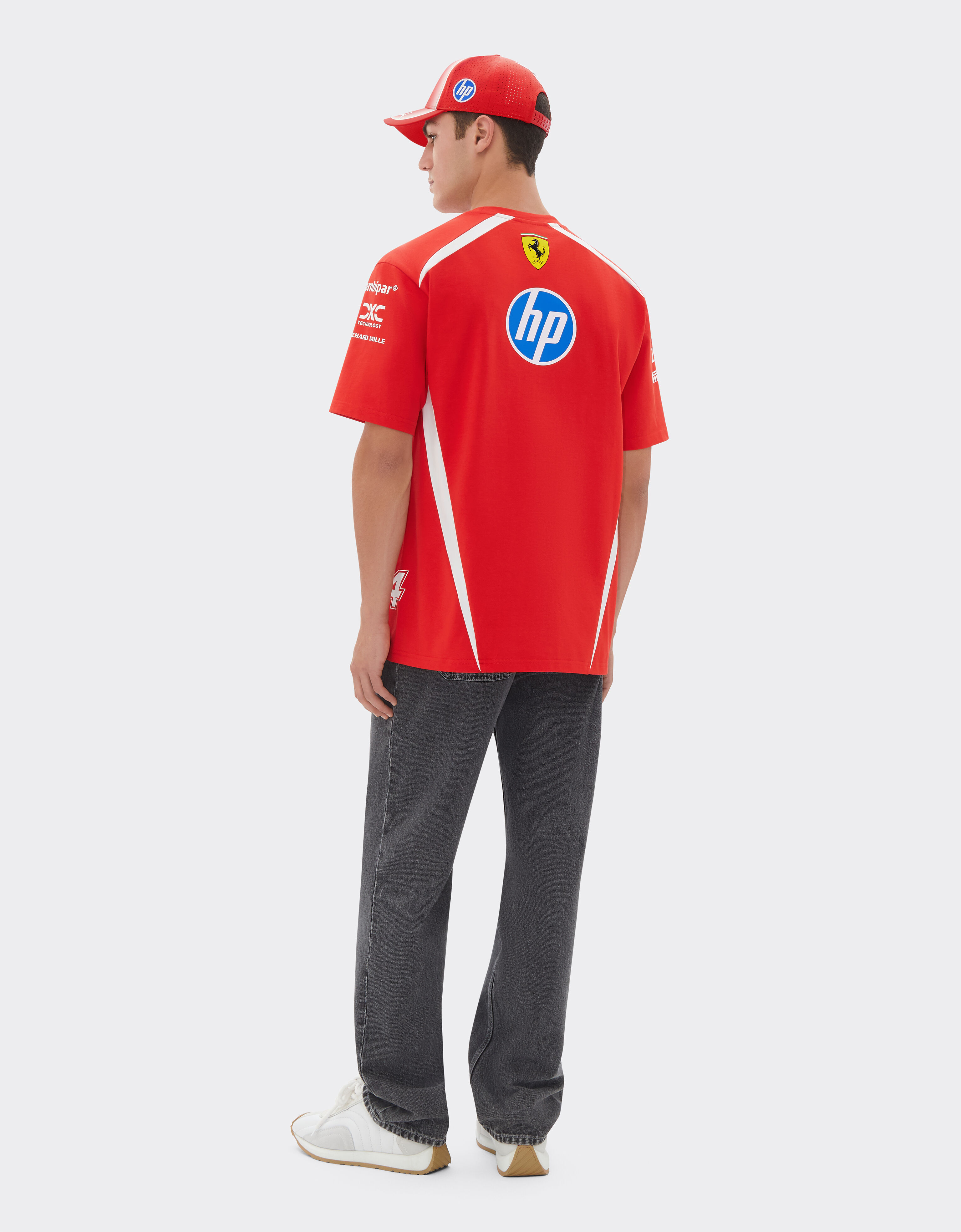 Hamilton Replica Drivers Authentic 2026 Puma for Scuderia Ferrari HP T-shirt Ferrari Hamilton Replica Drivers Authentic 2026 Puma for Scuderia Ferrari HP T-shirt Red LA0H2f