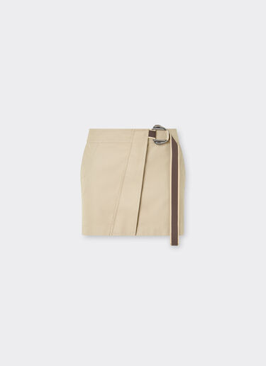 Q-Cycle® Cotton Twill Mini Skirt Ferrari Q-Cycle® Cotton Twill Mini Skirt Chalk 22692f