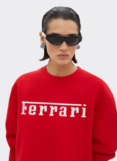 Ferrari Scuba sweatshirt with Ferrari logo Rosso Corsa 20520f