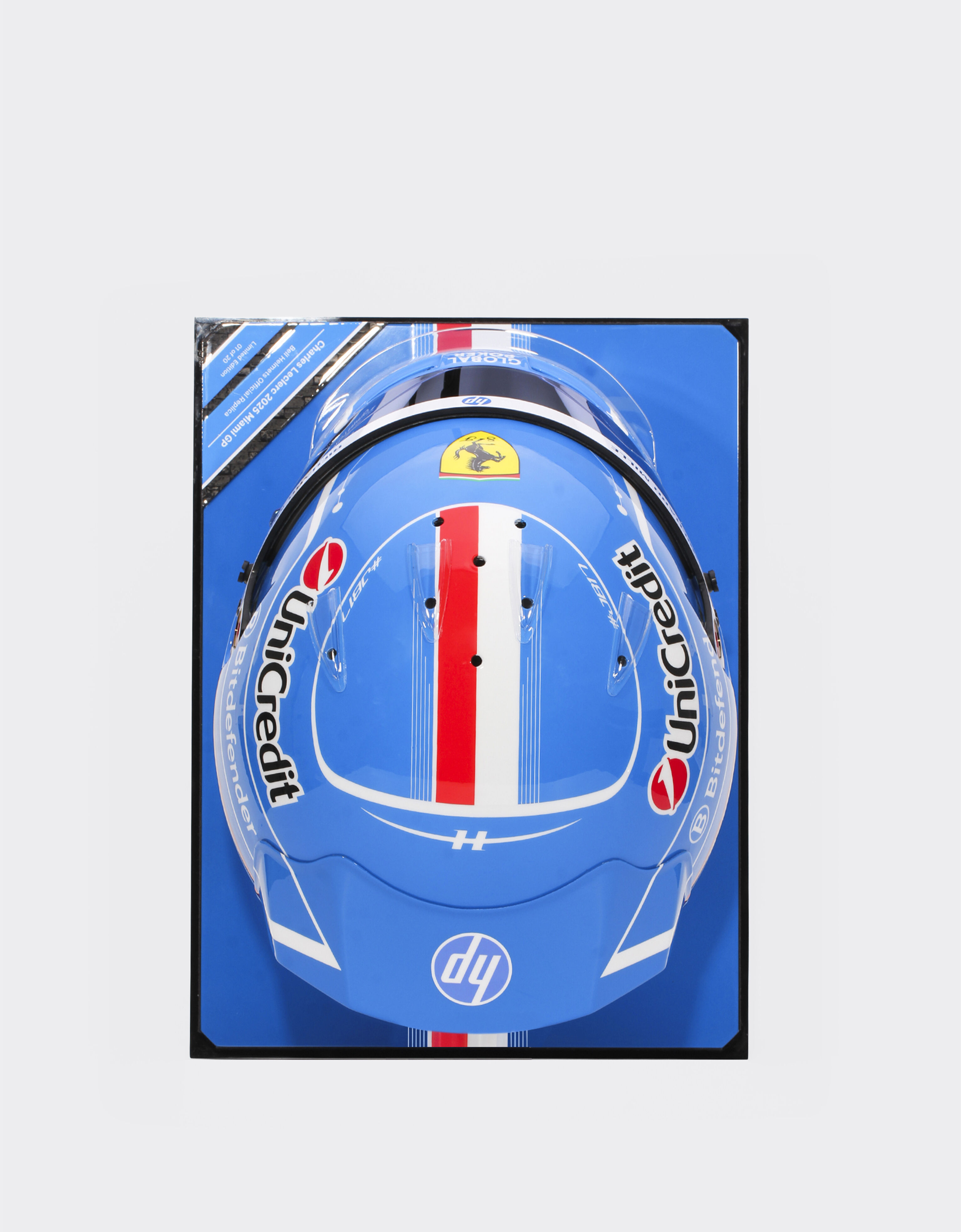 Ferrari 1:1比例Charles Leclerc迈阿密2025特别版头盔 多色 LA076f