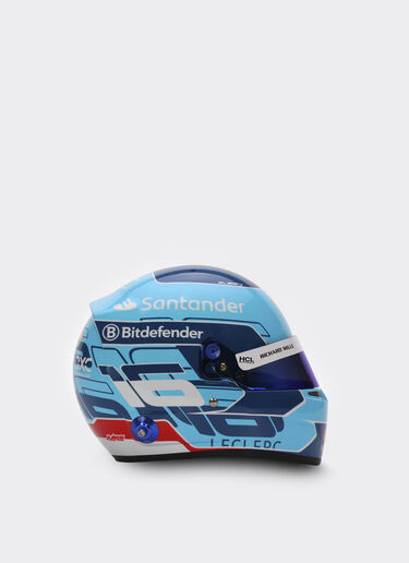 Ferrari 1:2比例 Charles Leclerc 迈阿密2024特别版迷你头盔 浅蓝色 F1348f