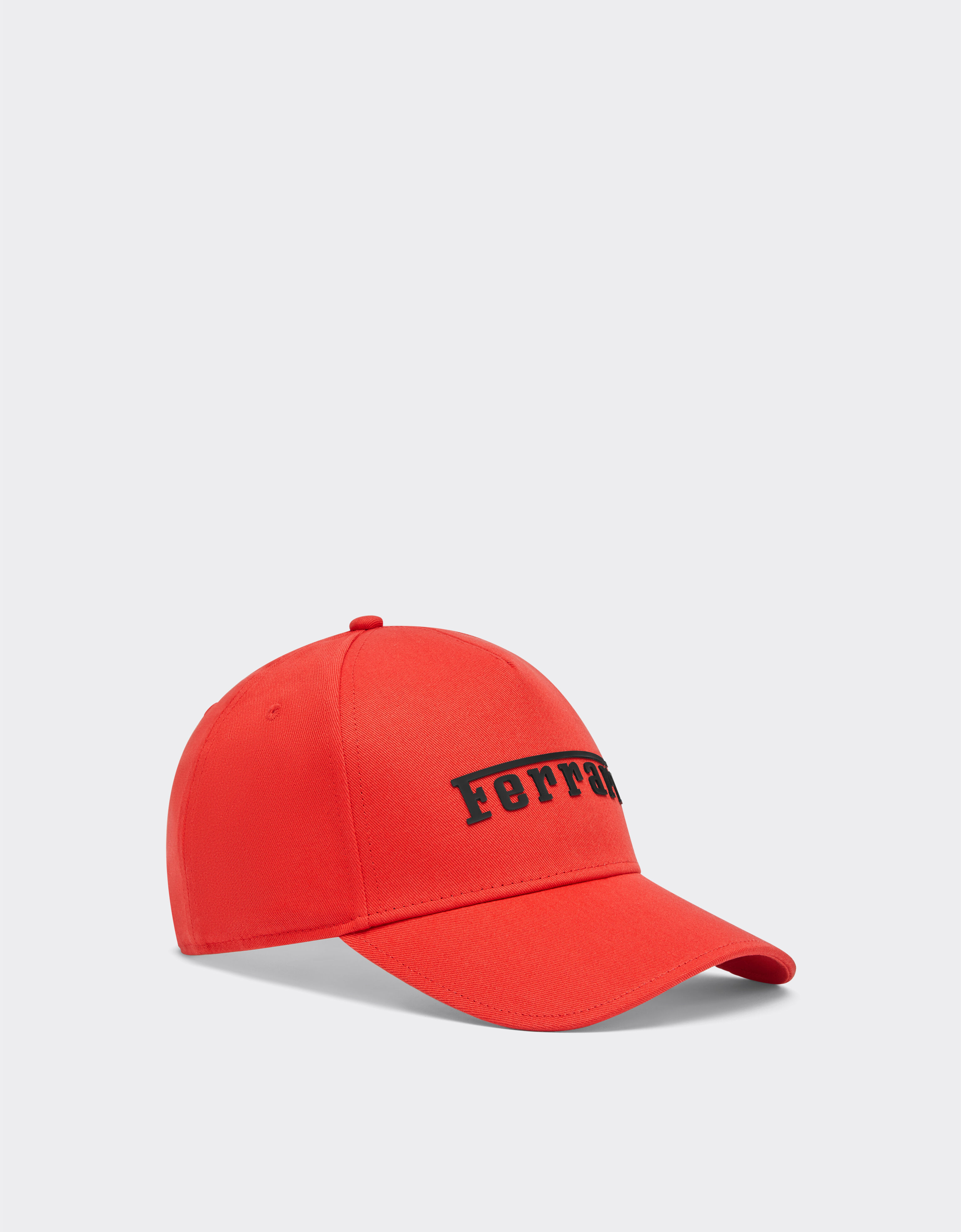 Ferrari 涂层徽标棒球帽 Rosso Corsa 红色 20403f