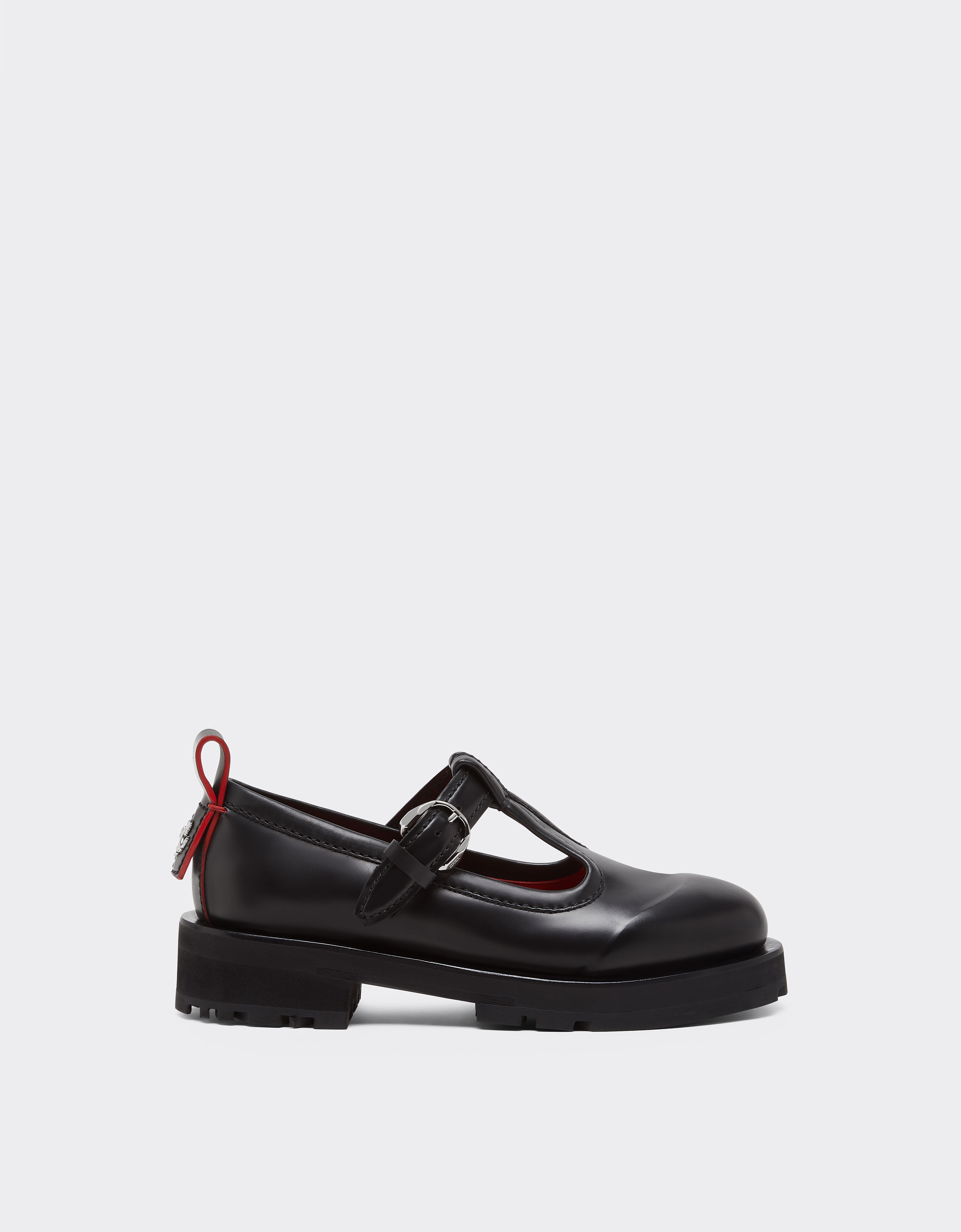 Ferrari Leather Mary Jane's Black 22742f
