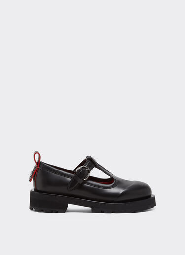 Leather Mary Jane's Ferrari Leather Mary Jane's Black 22742f