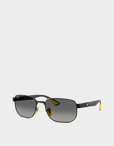 Ferrari Ray-Ban for Scuderia Ferrari RB8329M in black metal with gradient grey lenses Nero LA0JVf