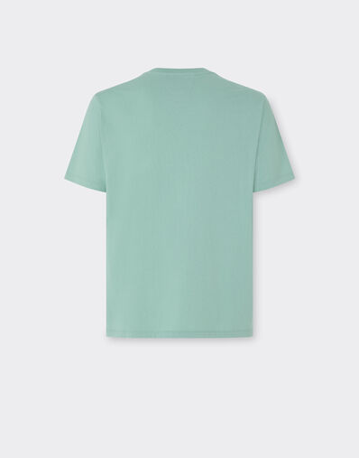 Ferrari Cotton T-shirt with Ferrari logo Mahogany 51037f