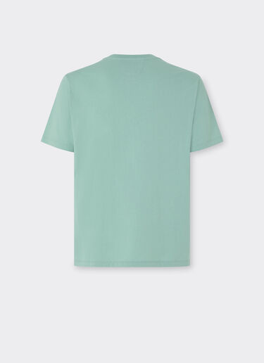 Ferrari Cotton T-shirt with Ferrari logo Mahogany 51037f