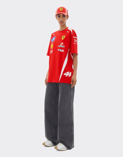 Ferrari Hamilton Replica Drivers Authentic 2026 Puma for Scuderia Ferrari HP T-shirt Red LA0H2f