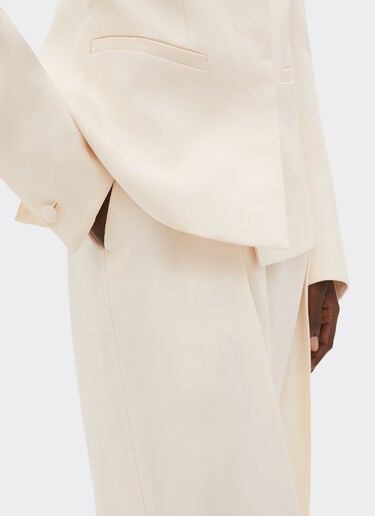 Ferrari 茧绸长裤 Avorio 51026f