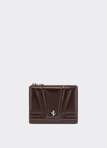 Ferrari GT glossy leather six-compartment card holder Ferrari Ferrari GT glossy leather six-compartment card holder Espresso 49215f