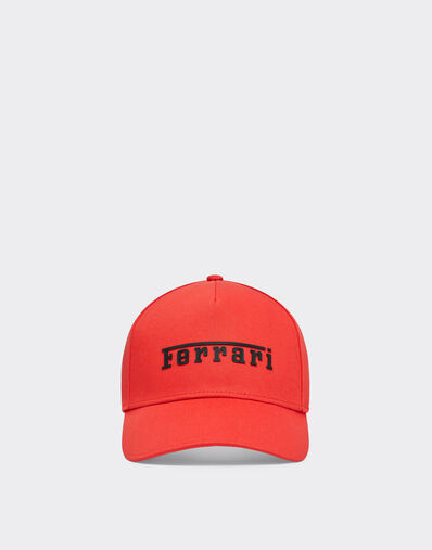 Ferrari 涂层徽标棒球帽 Rosso Dino 红色 22049f