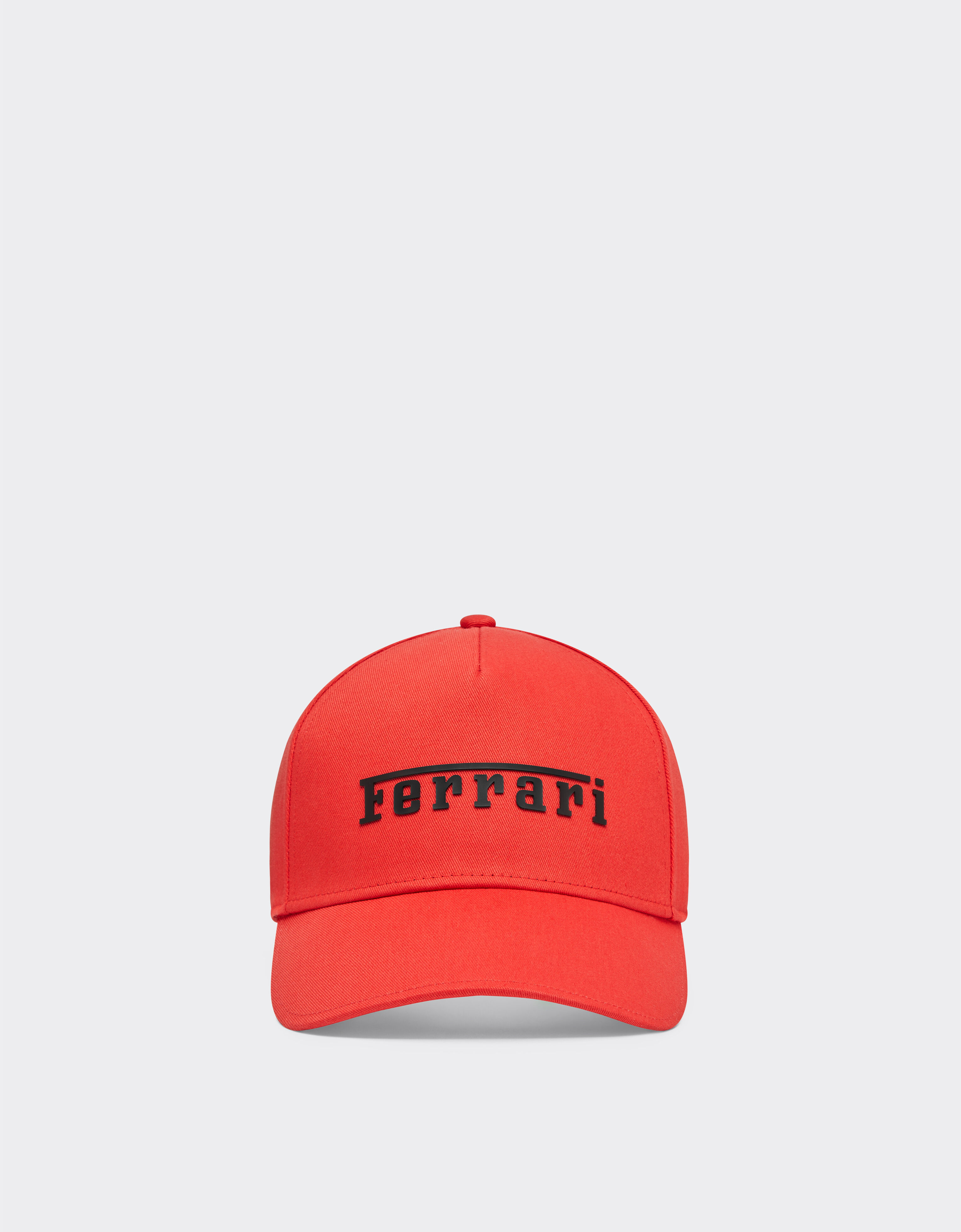 Ferrari 涂层徽标棒球帽 Rosso Corsa 红色 20403f